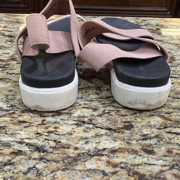 Madden Girl Pink Strap Sandals - Picture 7 of 10